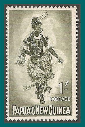 Papua New Guinea 1961 Female Dancer, MNH 158,SG30