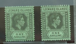 Leeward Islands #111/111a  Single