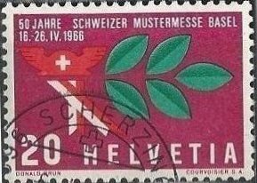 Switzerland 431 (used) 20c National Exhibition (1963)