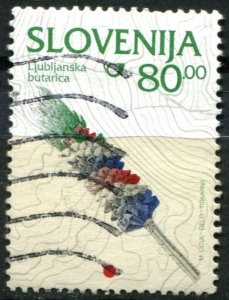 Slovenia Sc#215 Used, 80t multi, Cultural Heritage 1997 (1997)