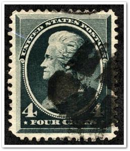 SC#211 4¢ Andrew Jackson (1883) Used 