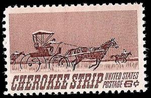 # 1360 MINT NEVER HINGED CHEROKEE STRIP