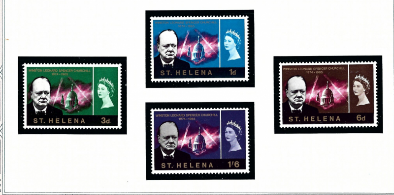 St Helena 184-87 MNH 1966 Winston Churchill