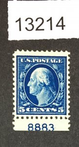 MOMEN: US STAMPS  # 504 PLATE SINGLE MINT OG NH VF LOT #13214