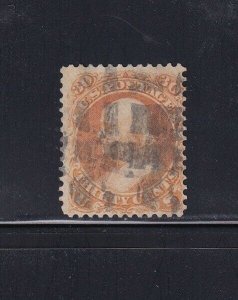 71 F-VF used neat cancel with nice color cv $ 180 ! see pic !