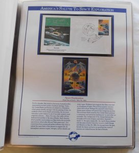 America's Salute to Space Exploration, Fleetwood First Day Covers w/ Min...