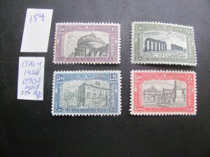 ITALY 1928  SC MNH SC B30-3 SET  VF/XF $275 (154)