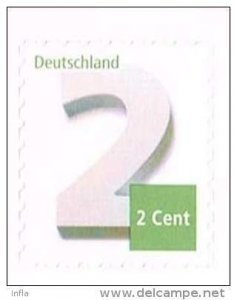 Germany 2013,Scott#2759 MNH, Numeral 2, s./a.
