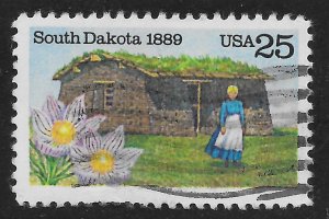 US #2416 25c South Dakota Statehood