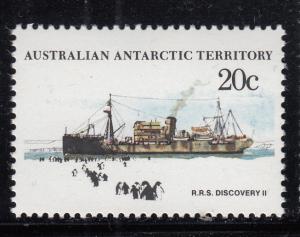 Australian Antarctic Territory 1974-81 MNH Scott #L43 20c R.R.S. Discovery II...