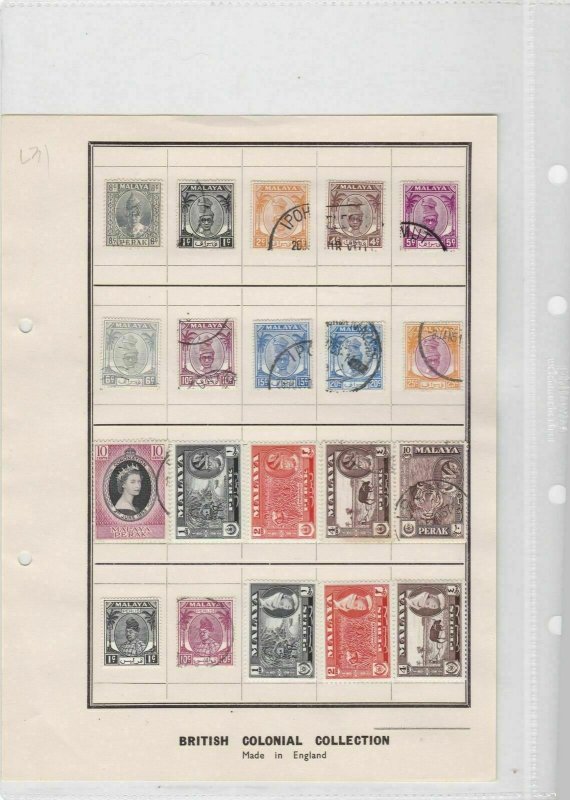 perak malaya stamps ref 7806