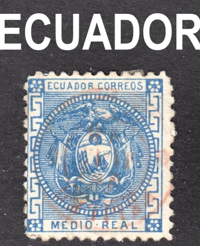 Ecuador Scott 9 F to VF used.