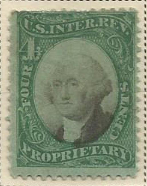 U.S. Scott #RB4b Documentary Stamp - Used Single