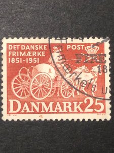 Denmark postage, stamp mix good perf. Nice colour used stamp hs:5