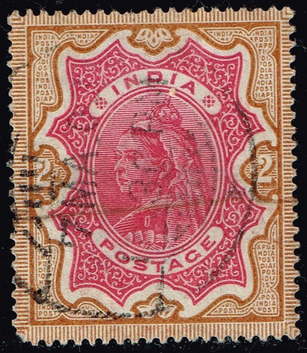 India #50 Queen Victoria; Used (4Stars)