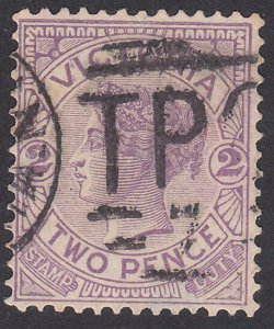 VICTORIA AUSTRALIA QV 2d TPO/7 cancel.......................................P899