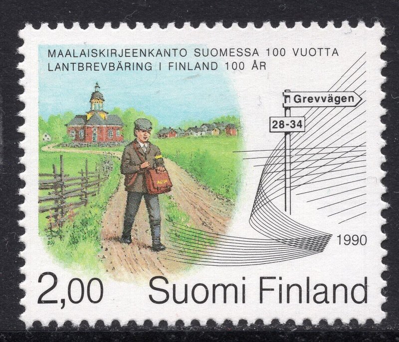 2253 - Finland 1990 - The 100th Anniversary of Delivery in the Country - MNH