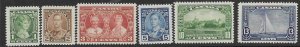 Canada 211-16    1935  set 6   FV F  mint nh