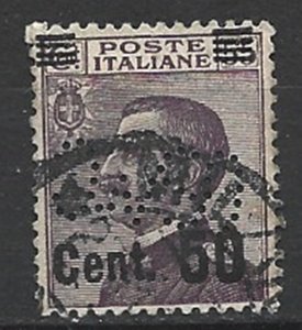 COLLECTION LOT 15751 ITALY #157 PERFIN 1923 CV+$14