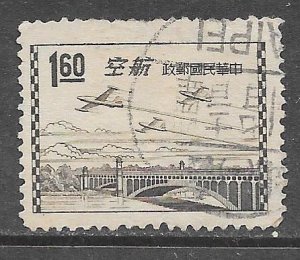 China (ROC) C66: $1.60 Jets above Chung Shan, used, F-VF