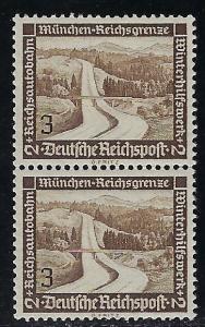 Germany Reich Scott # B93, mint nh, pair