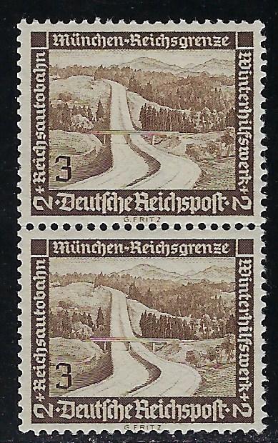 Germany Reich Scott # B93, mint nh, pair