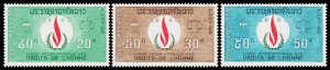 Laos Scott 160-162 (1968) Mint NH VF Complete Set C