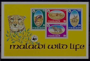 Malawi 322a MNH s/s WWF-78 SCV100