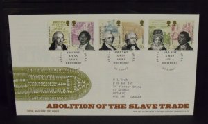 15739   GREAT BRITAIN   FDC # 2456-2461     Abolition of Slave Trade