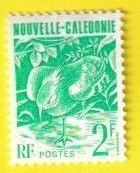 NEW CALEDONIA SCOTT#592 1991 2F KAGU BIRD - MNH