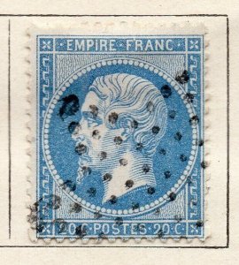 France 1862 Early Issue Fine Used 20c. NW-07869