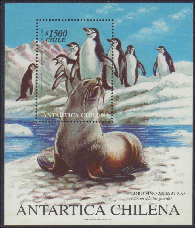 1999 Chile #1283-1285, Complete Set(3), Never Hinged