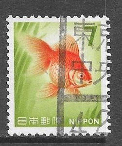 Japan 880: 7y Goldfish (Carassius auratus), used, F-VF