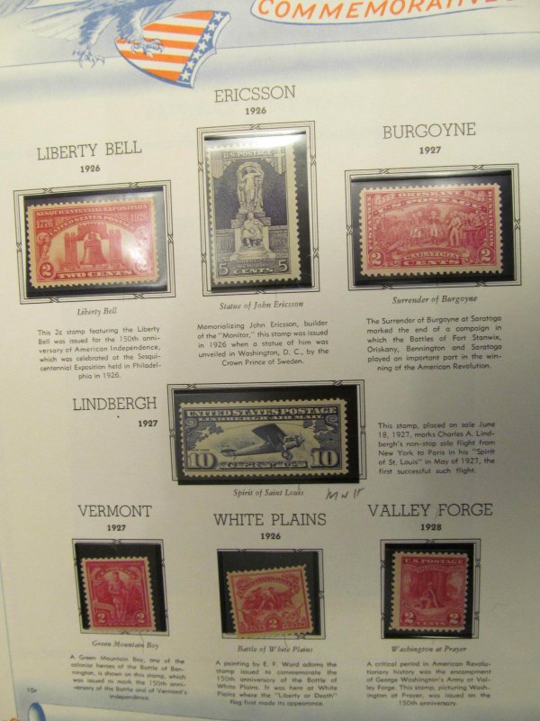 US commemorative collection to 1962in White Ace album CV $195 plus face