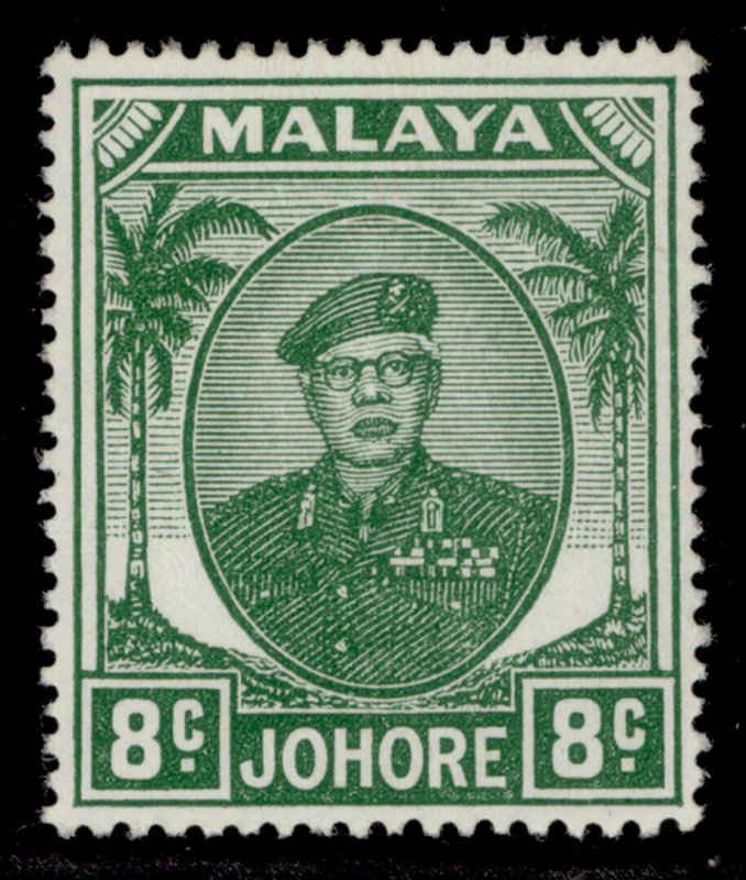 MALAYSIA - Johore GVI SG138a, 8c green, M MINT. Cat £11.