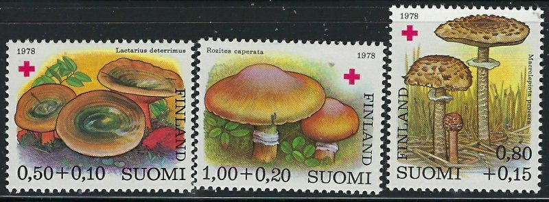 Finland B215-17 MNH 1978 Mushrooms