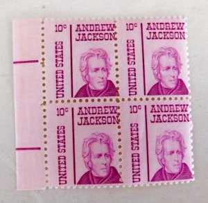 US EFO #1286 Margin Block of 4, Mint/NH/F, 1965, Badly off center