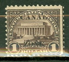 M: US Canal Zone 94 MNH CV $250