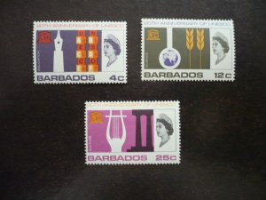 Stamps - Barbados - Scott# 287-289 - Mint Hinged Set of 3 Stamps