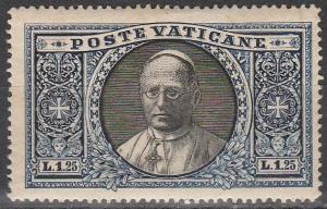 Vatican City #29  F-VF Unused  CV $22.50  (A3942)