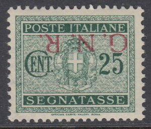 ITALY - RSI Tax n.50/Ia cv 1100$ Inverted ovp Sollami Certificate MNH**  R+