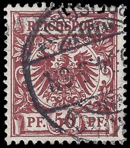 Germany-Kingdom 1889 Sc 51 chocolate