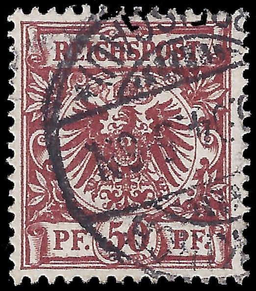 Germany-Kingdom 1889 Sc 51 chocolate