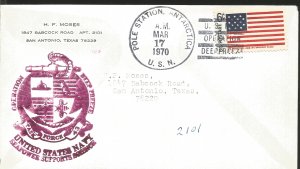 J) 1970 UNITED STATES, POLE STATION ANTARTICA, OPERATION UNITED STATES NAVI SEAP