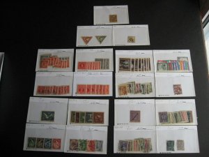 AUSTRIA collection of old stuff in sales cards PLZ Read Description