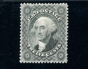 USAstamps Unused XF US 1857 Washington Scott 36 RG +Cert SCV $600++