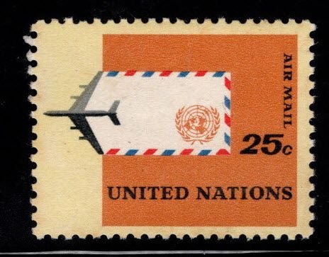 United Nations UN Scott C12 Airmail Stamp MH*