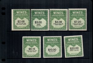 US 7 mint wine revenues cat $130.00