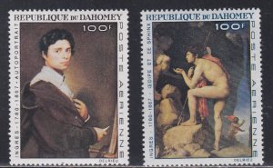 Dahomey # C49-50, Paintings by Ingres, Mint NH, 1/2 Cat.