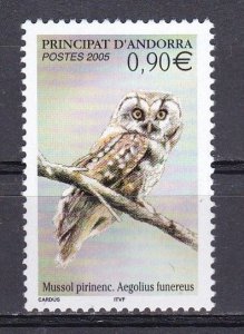 French Andorra, Fauna, Birds MNH / 2005